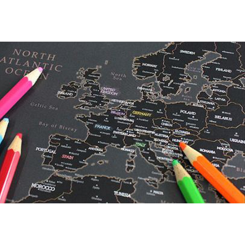 Worldmap Black – Bild 3